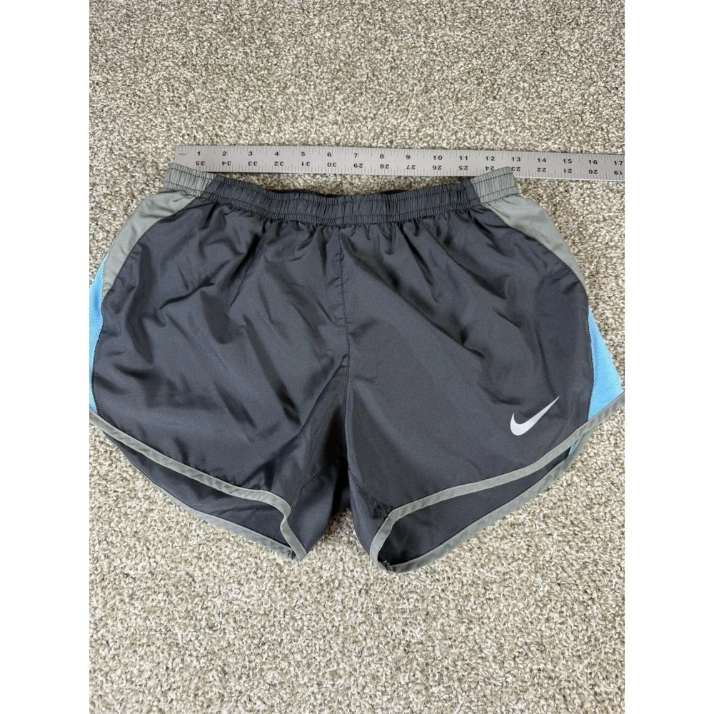 Nike Dri Fit Women's Sz. S Gray/blue Classic‎ Sport Shorts